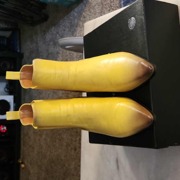 Funny She Jill Yellow Ankle boots - Picture 3 of 5